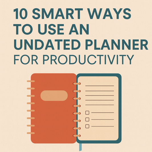 10 Smart Ways to Use an Undated Planner for Productivity