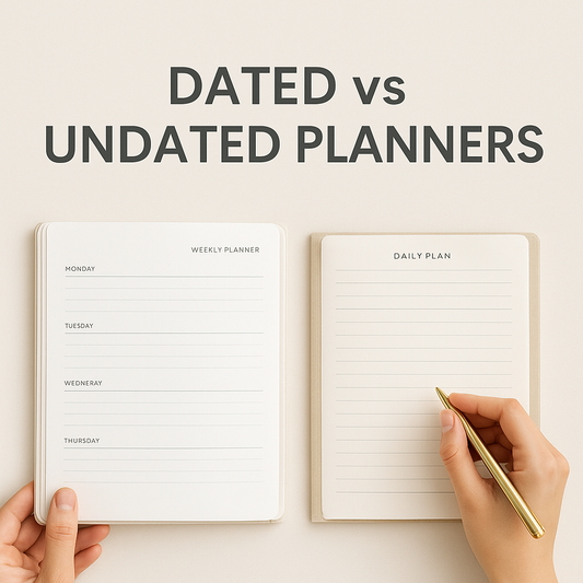 Dated vs Undated Planners: Which Is Right for You?